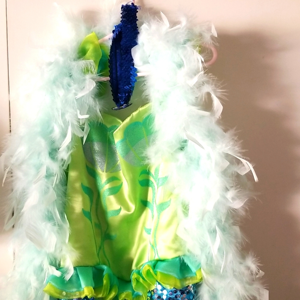 Girls mermaid costume dress